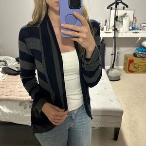 FOREVER 21 STRIPED CARDIGAN
